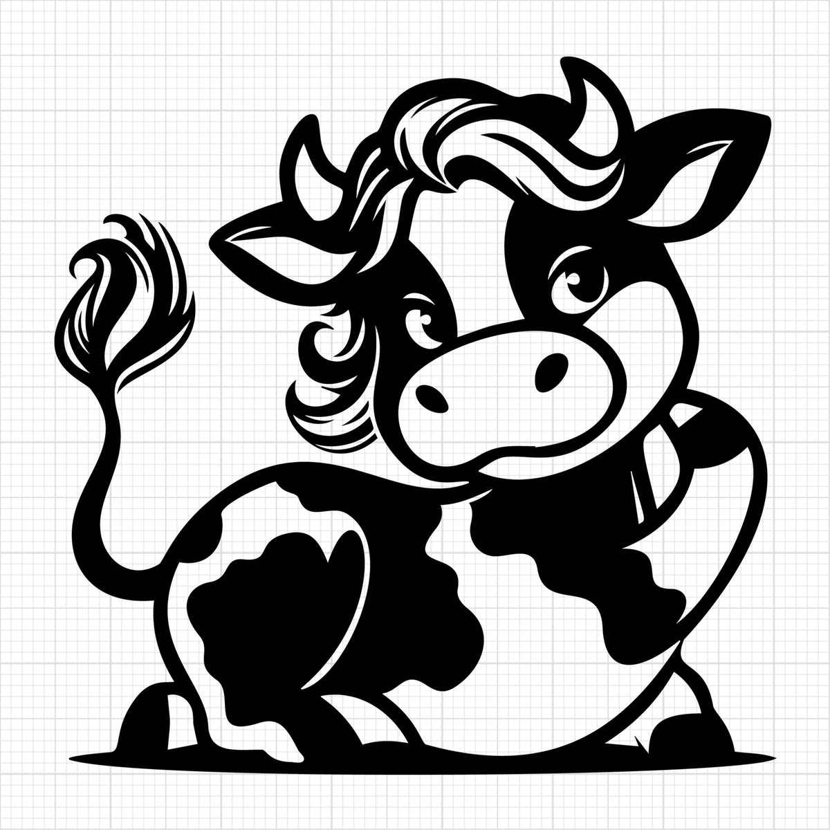 Cute Cow Silhouette 27