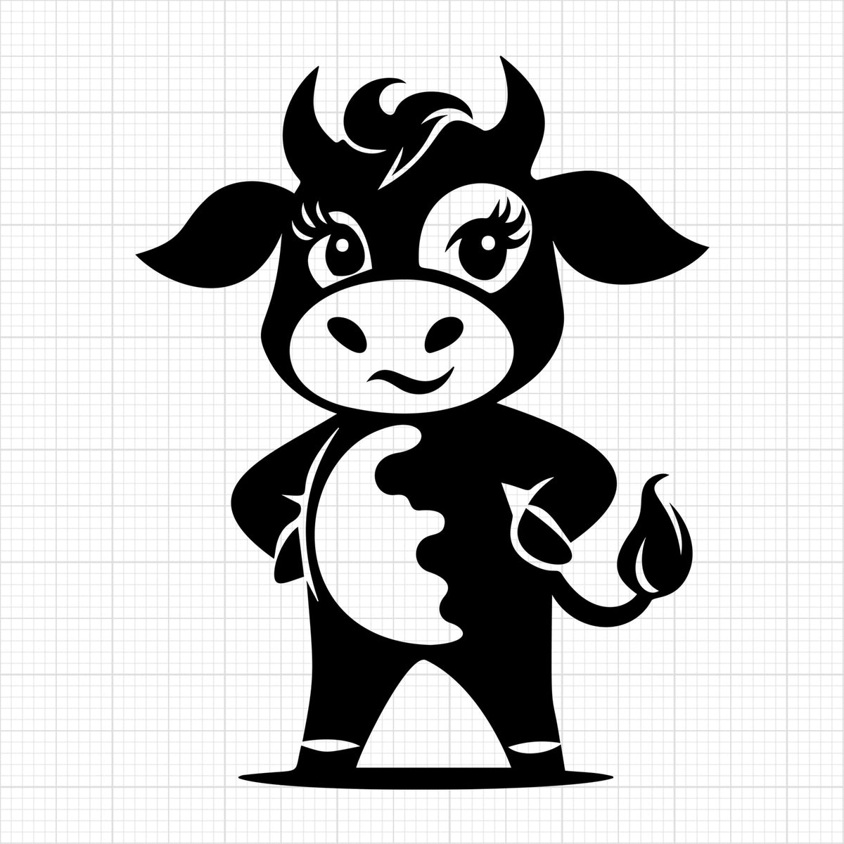 Cute Cow Silhouette 28