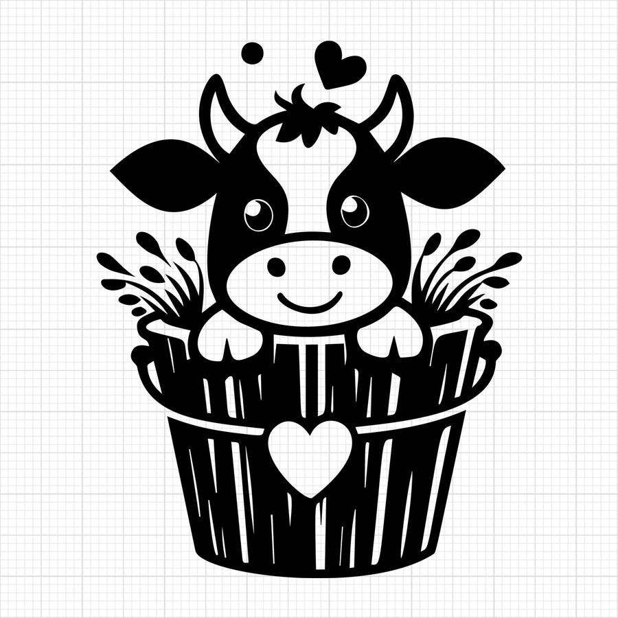 Cute Cow Silhouette 36