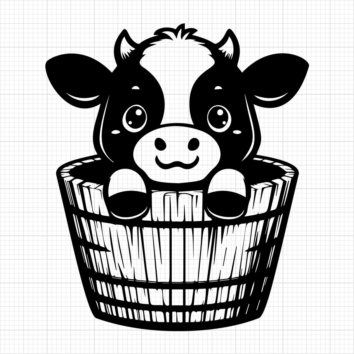 Cute Cow Silhouette 37