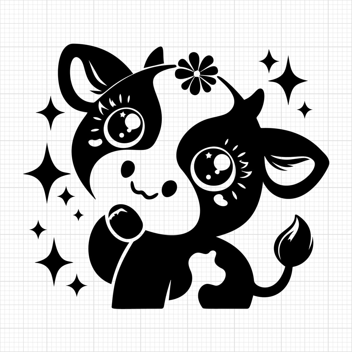 Cute Cow Silhouette 40