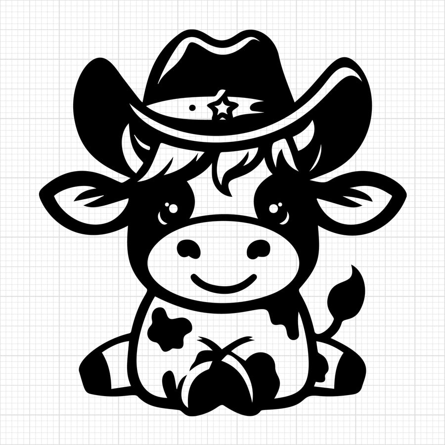 Cute Cow Silhouette 47