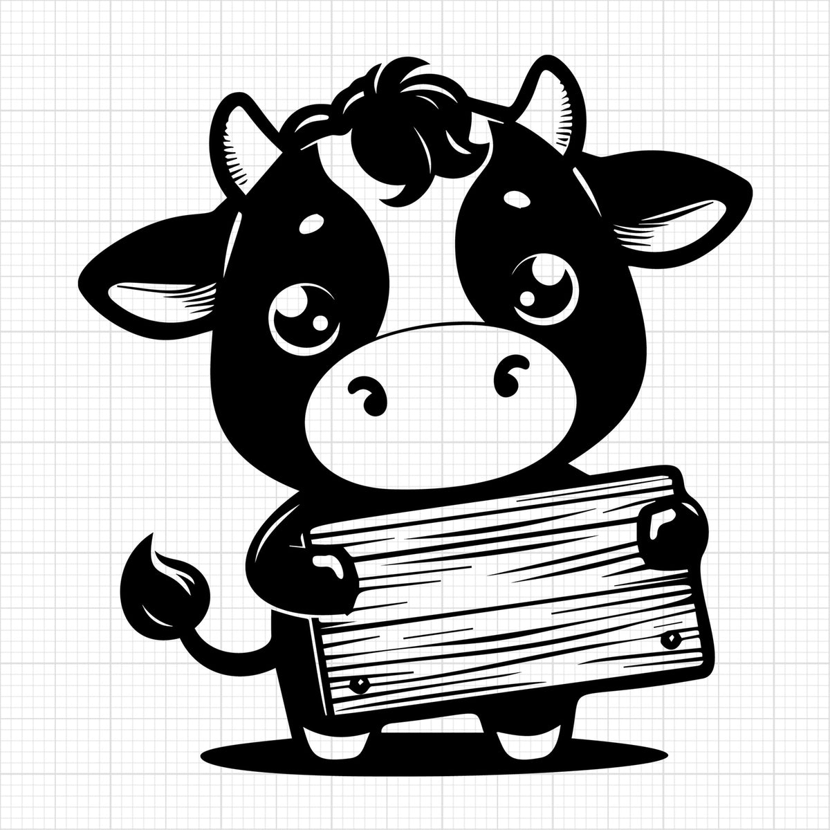 Cute Cow Silhouette 52