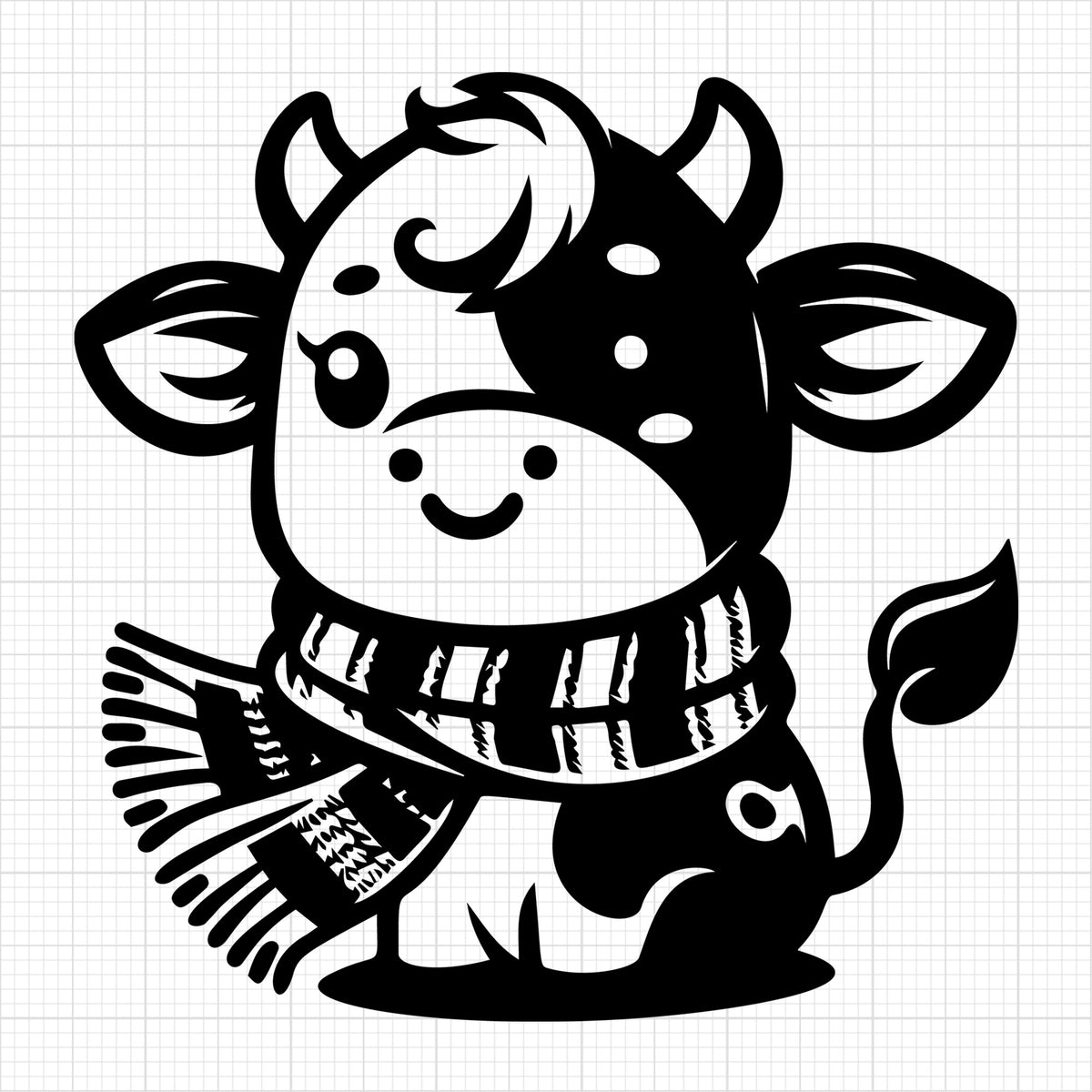Cute Cow Silhouette 62