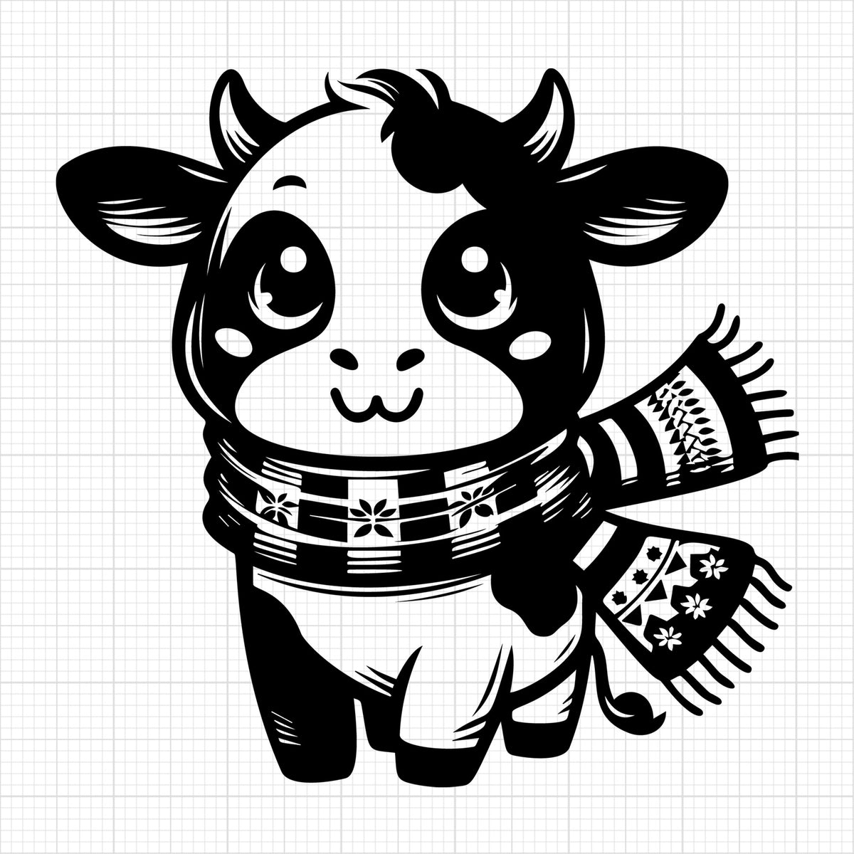 Cute Cow Silhouette 65