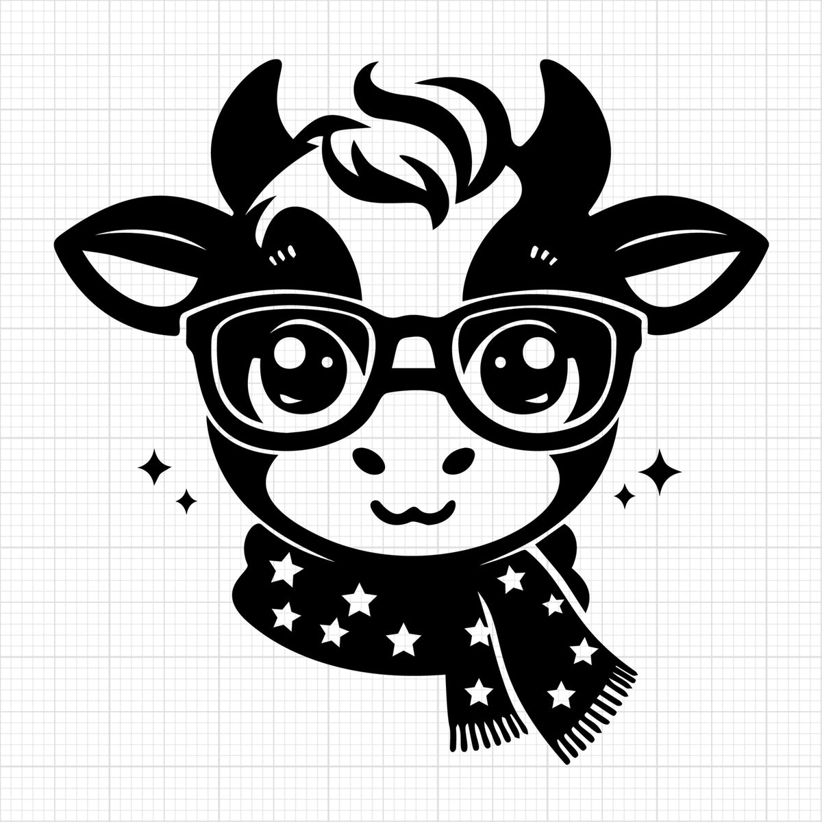 Cute Cow Silhouette 66