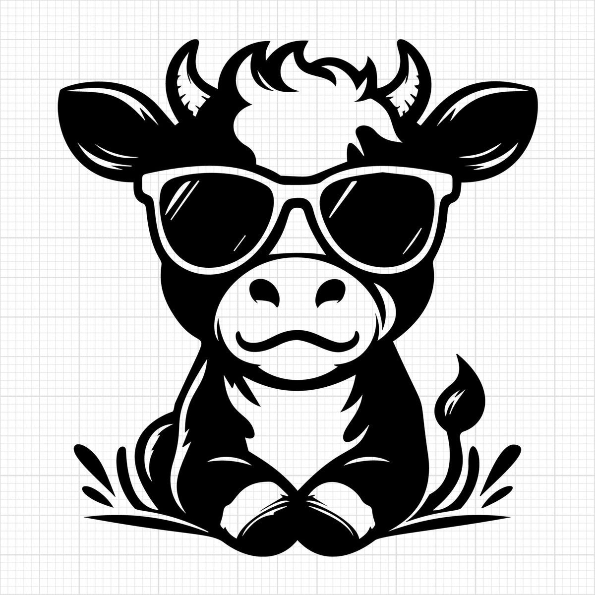 Cute Cow Silhouette 71