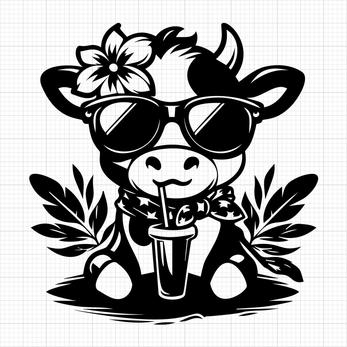 Cute Cow Silhouette 74