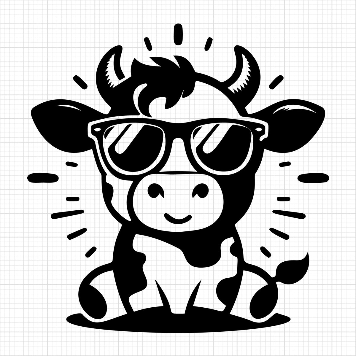 Cute Cow Silhouette 76