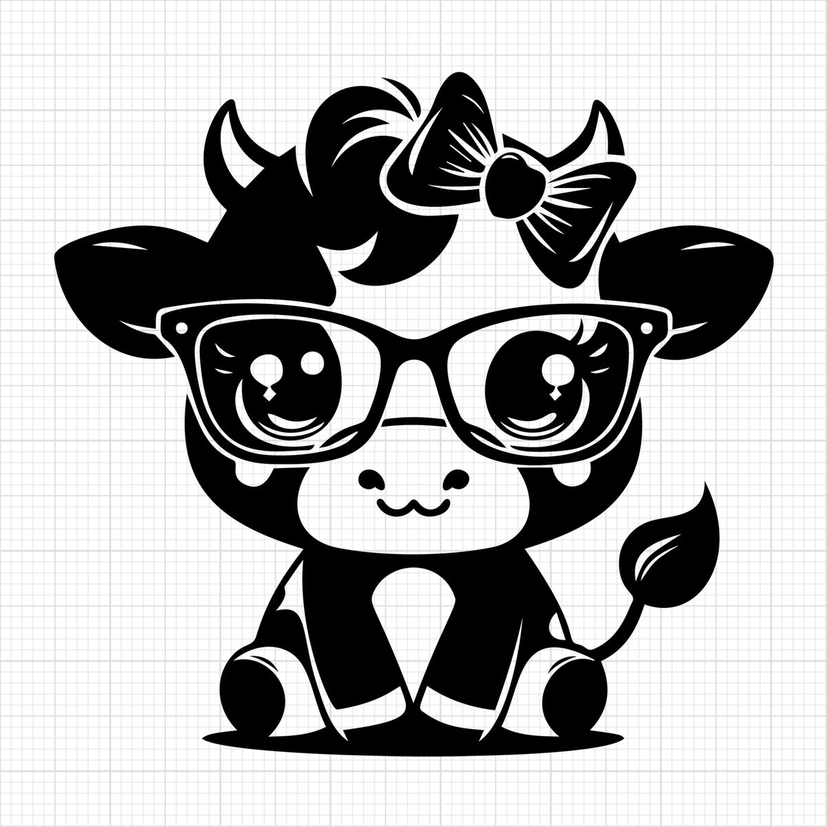 Cute Cow Silhouette 79