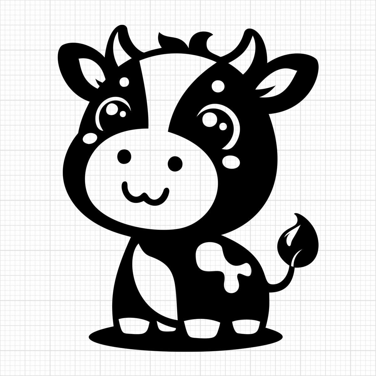 Cute Cow Silhouette 81