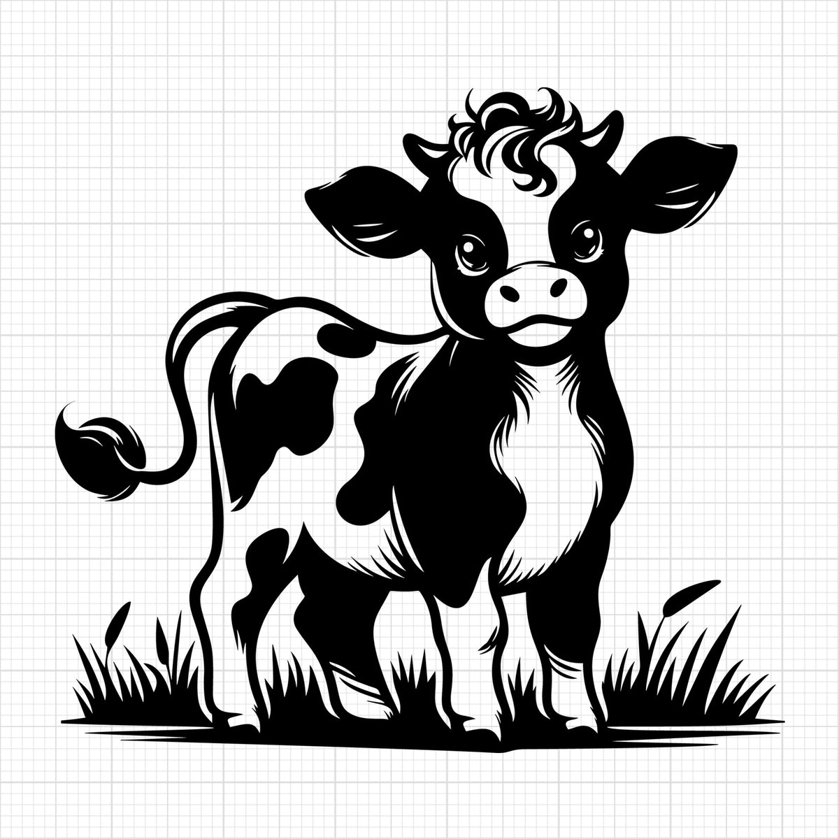 Cute Cow Silhouette 93