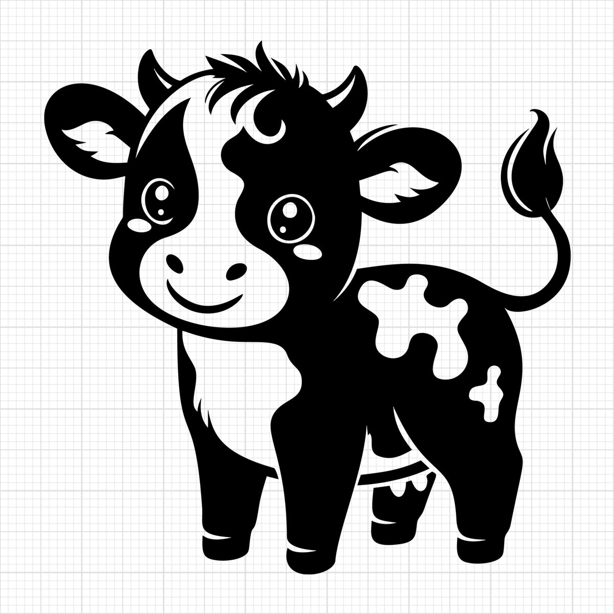 Cute Cow Silhouette 94