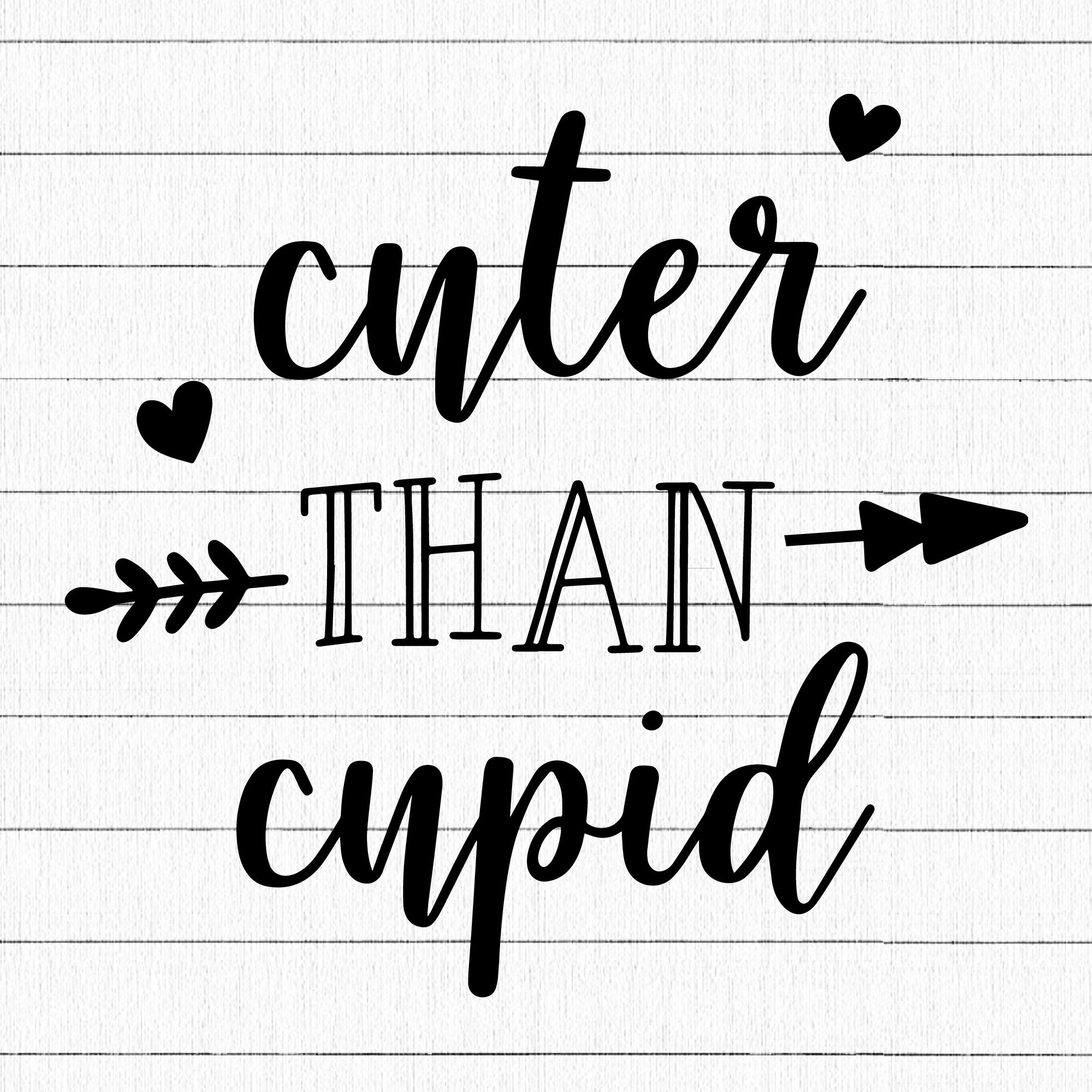 Cuter Than Cupid SVG | M19F4