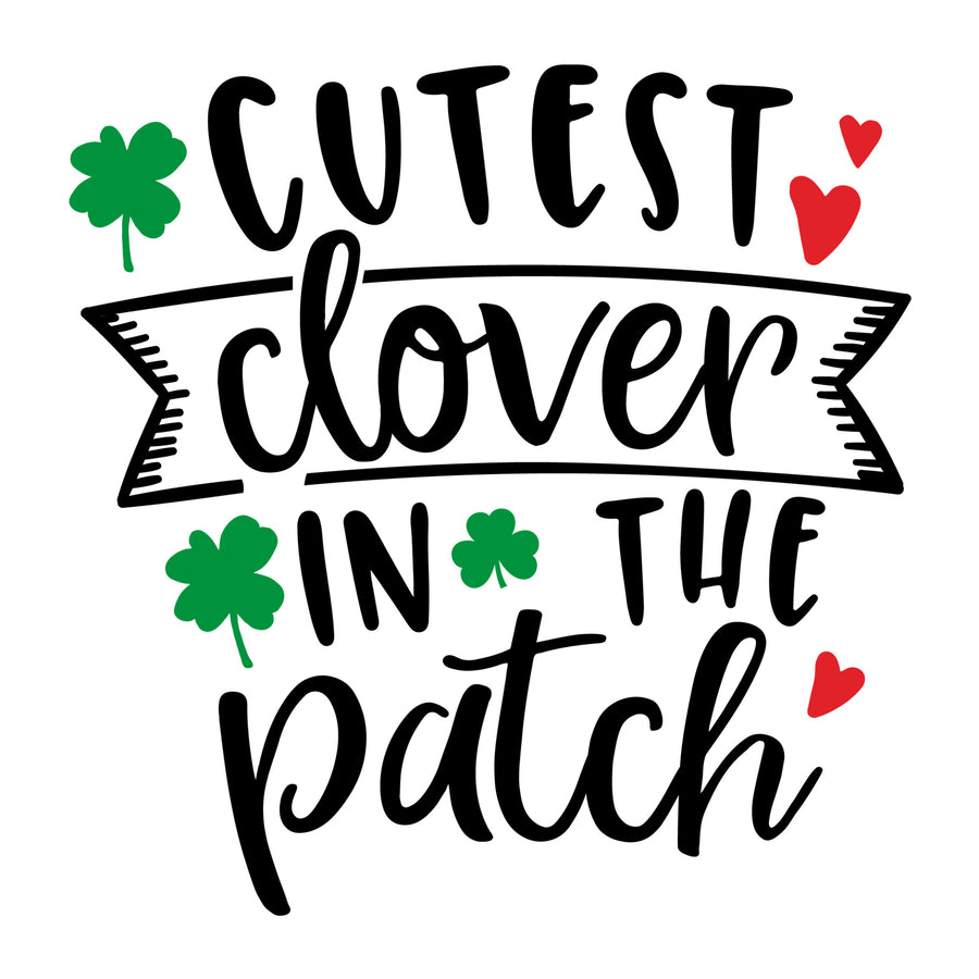 Cutest clover in the patch SVG