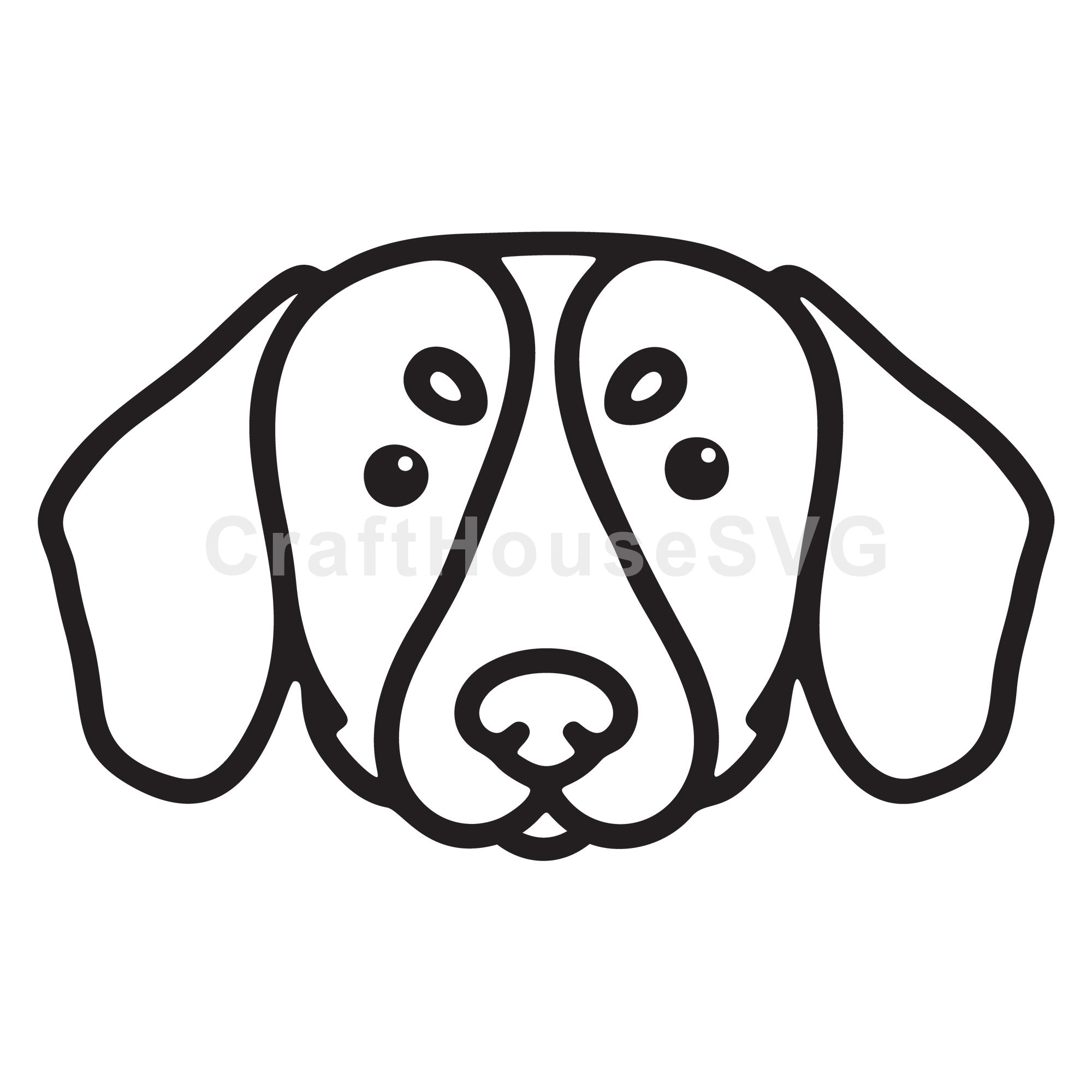 Dachshund Line Art SVG