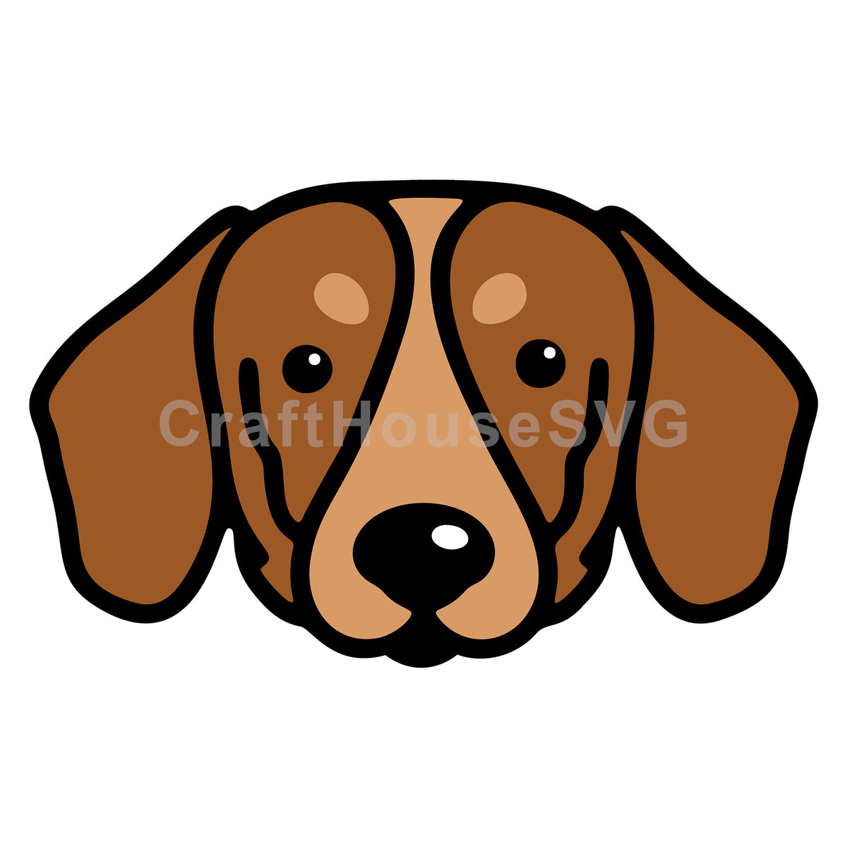 Dachshund SVG Layered