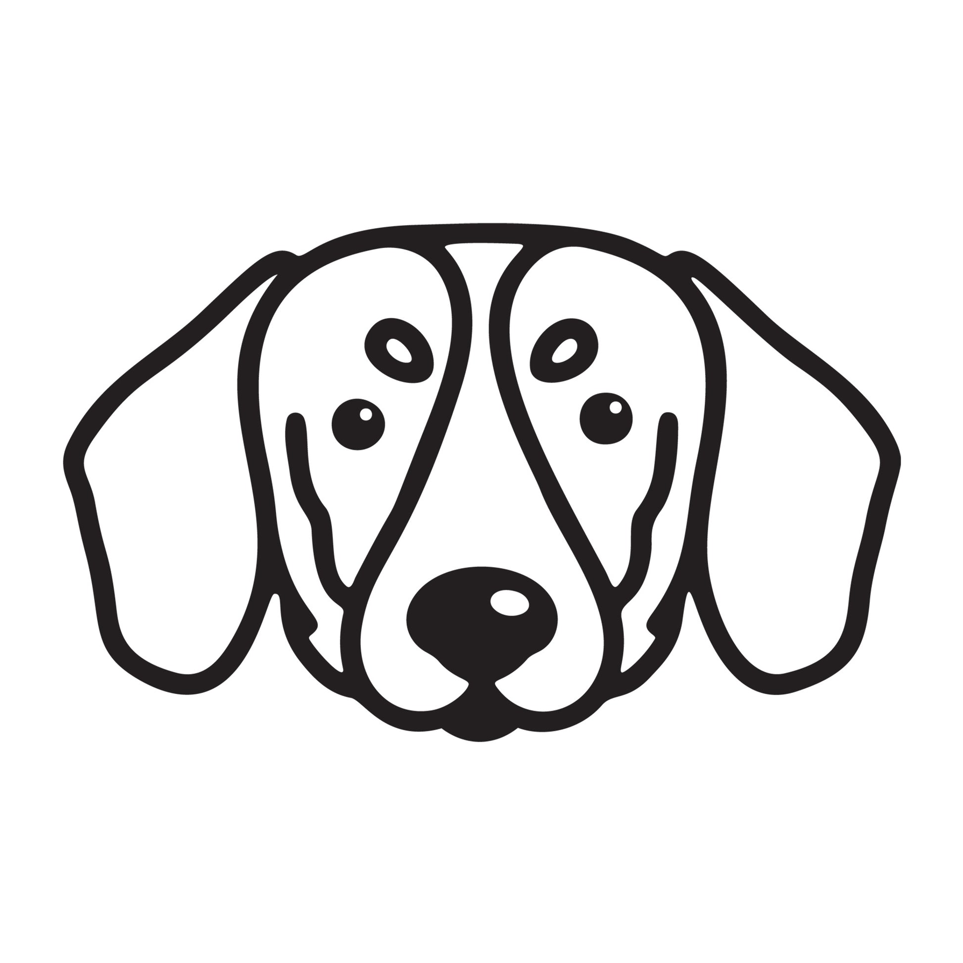 Dachshund SVG dog outline design for Cricut, Silhouette, laser cutting, vinyl, sublimation, and pet craft projects.