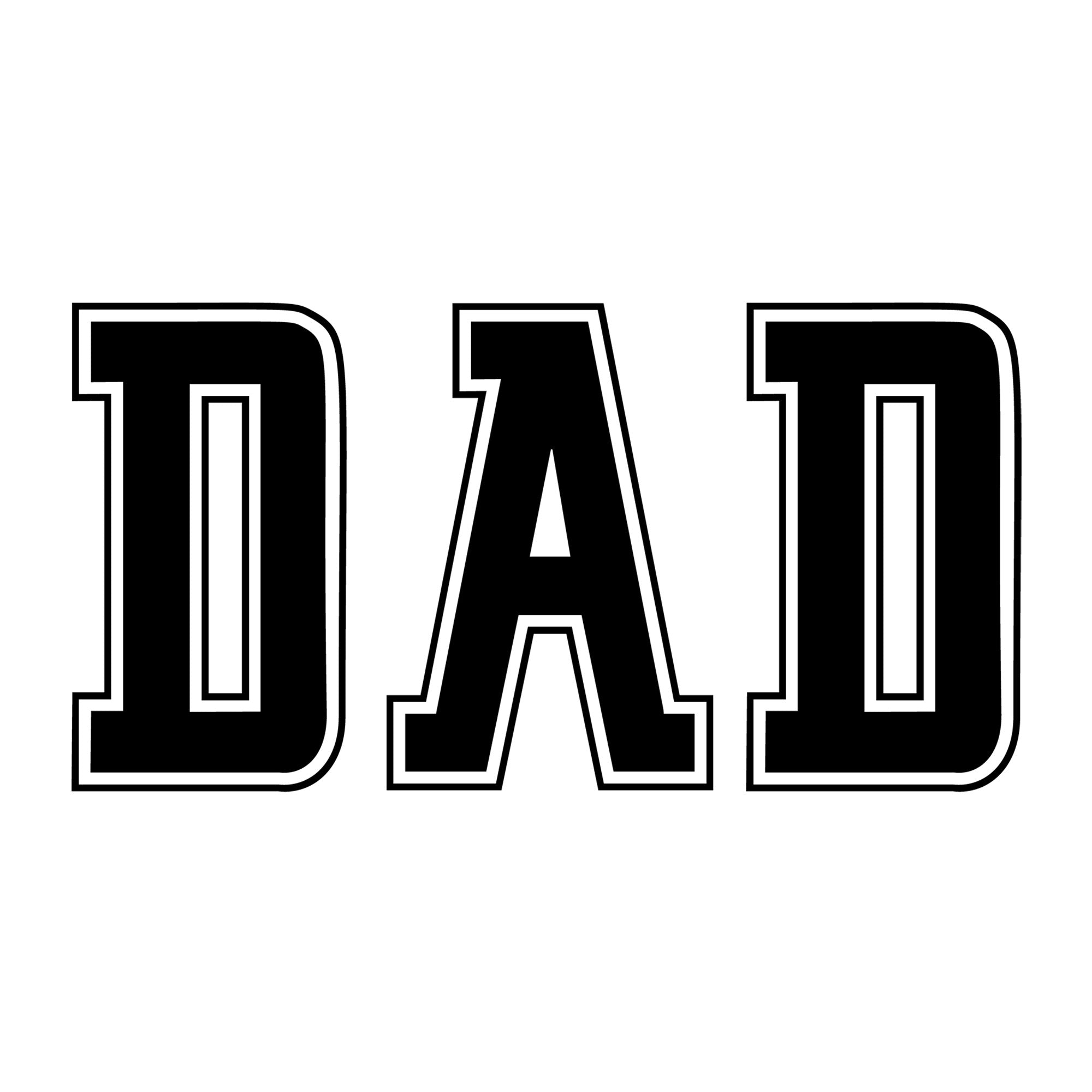 Dad SVG design for Cricut, Silhouette, laser cutting, vinyl, sublimation, and Father's Day craft projects.