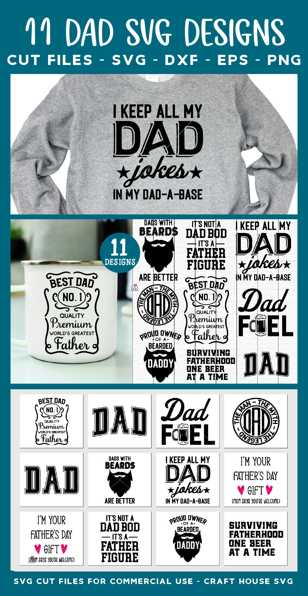 Dad SVG Bundle