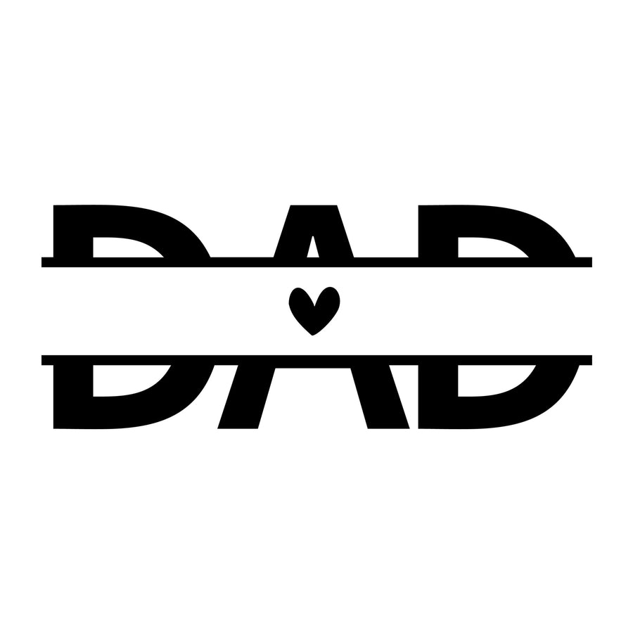 Dad Names Monogram SVG design for Cricut, Silhouette, laser cutting, vinyl, sublimation, and Father's Day craft projects.