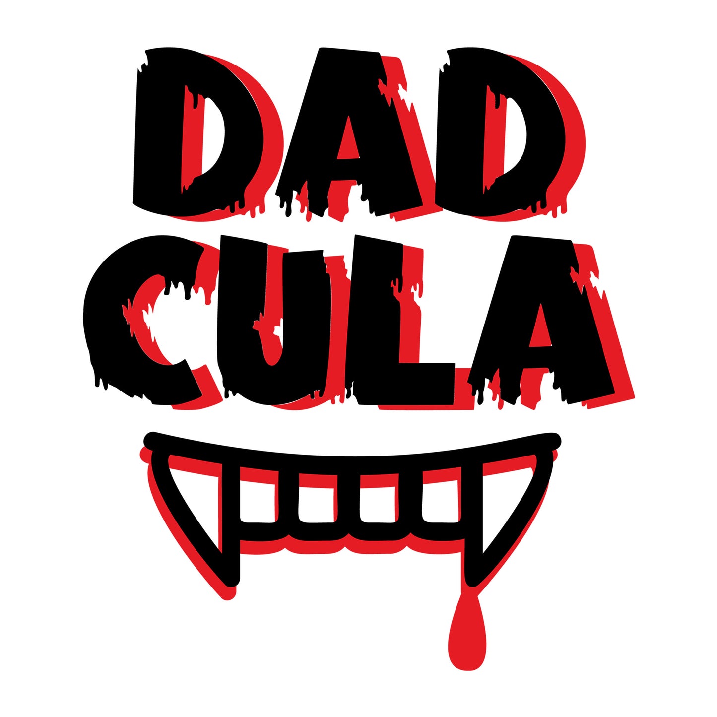 Dadcula SVG design for Cricut, Silhouette, laser cutting, vinyl, sublimation, and Halloween craft projects.
