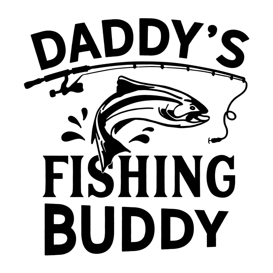 Daddy's Fishing Buddy SVG