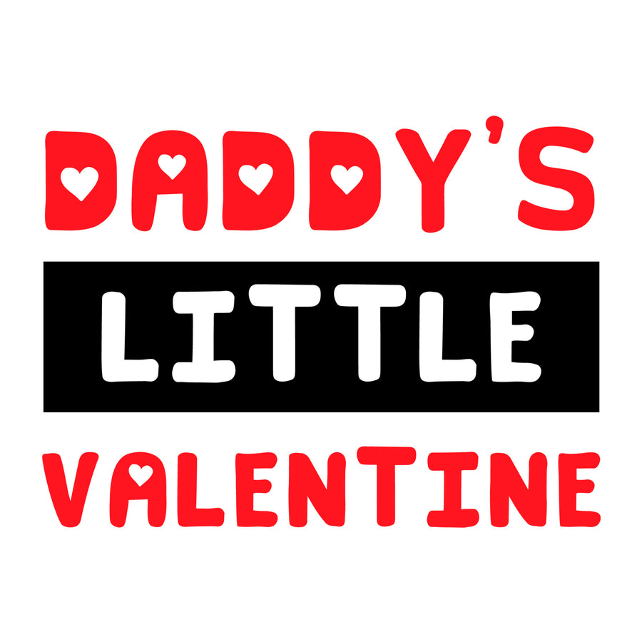Daddy's little valentine SVG