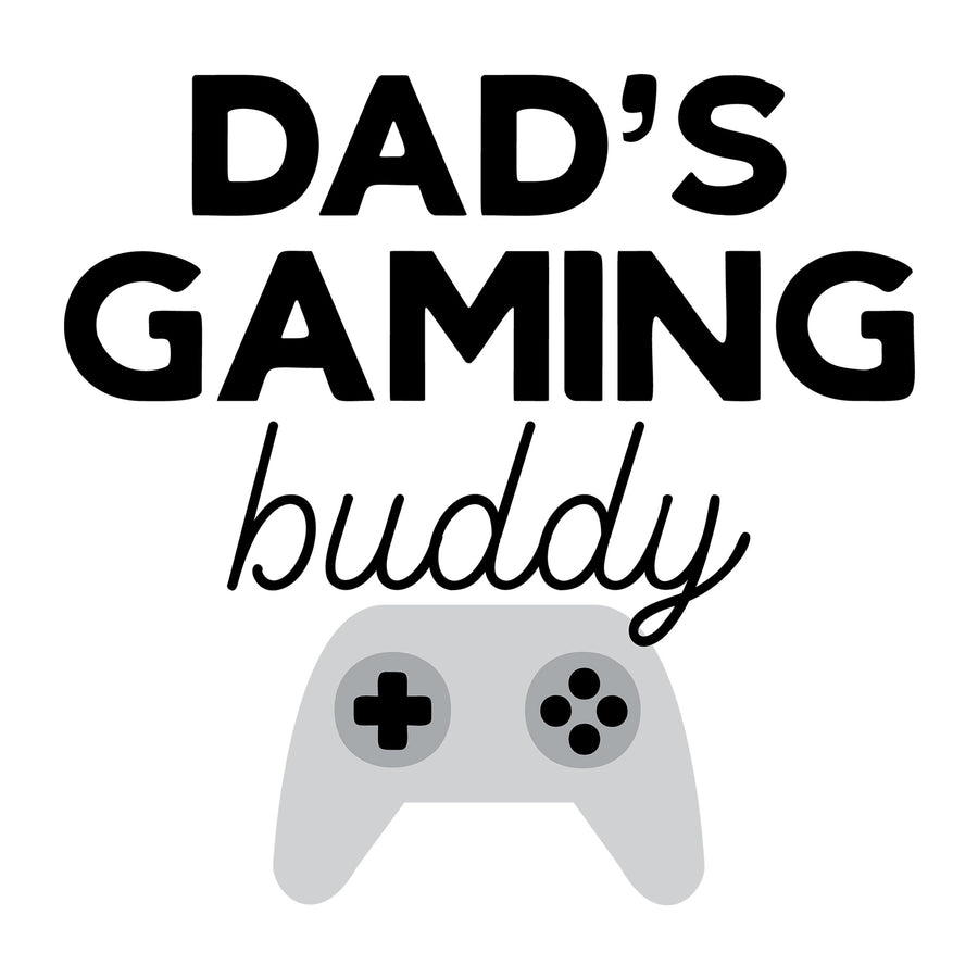 Dads Gaming Buddy SVG design for Cricut, Silhouette, laser cutting, vinyl, sublimation, and Father's Day craft projects.