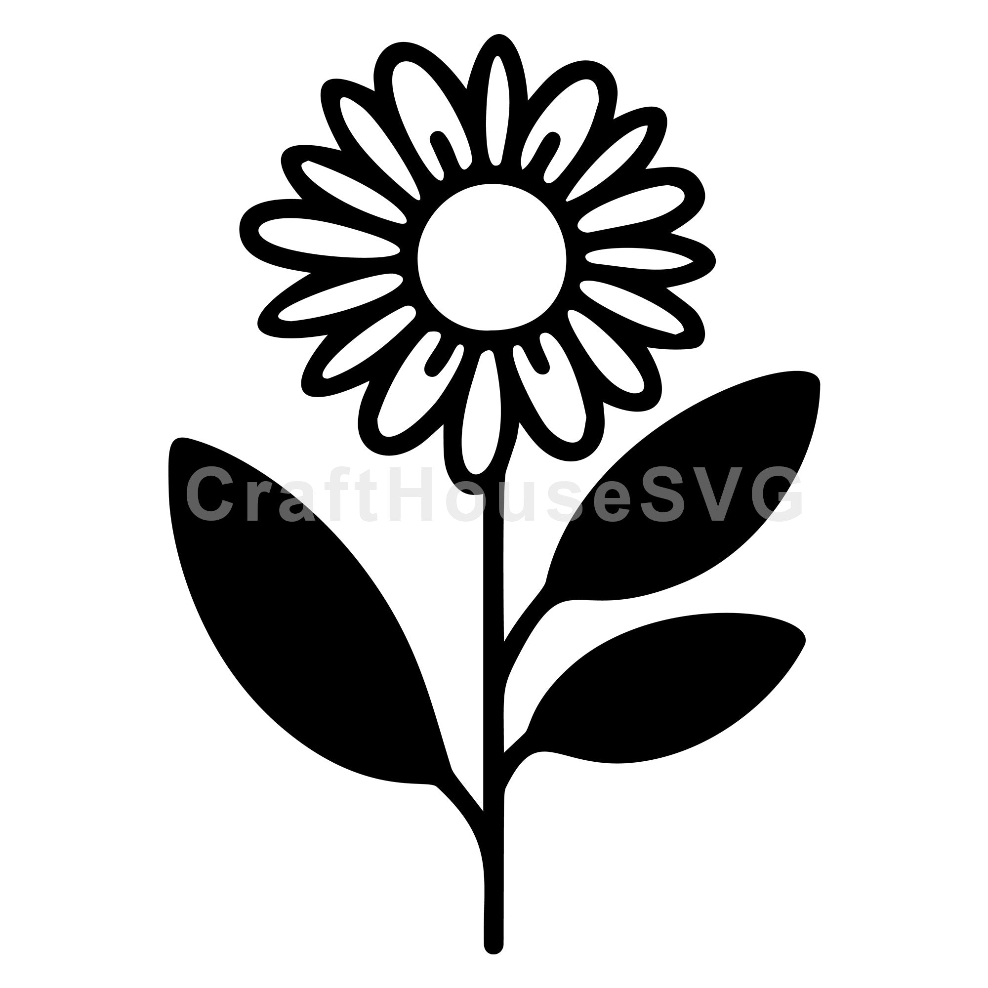 Minimal Daisy SVG