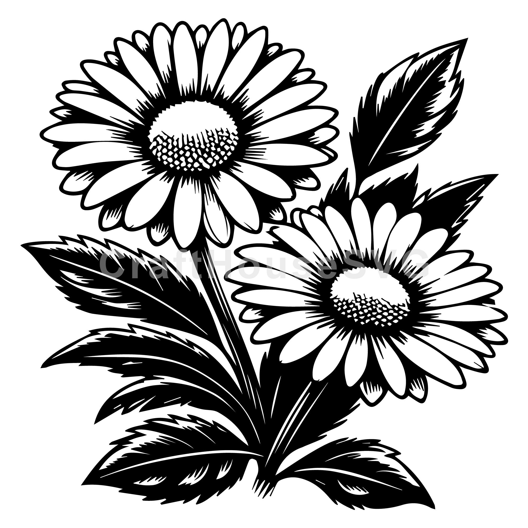 Daisy SVG Intricate Design