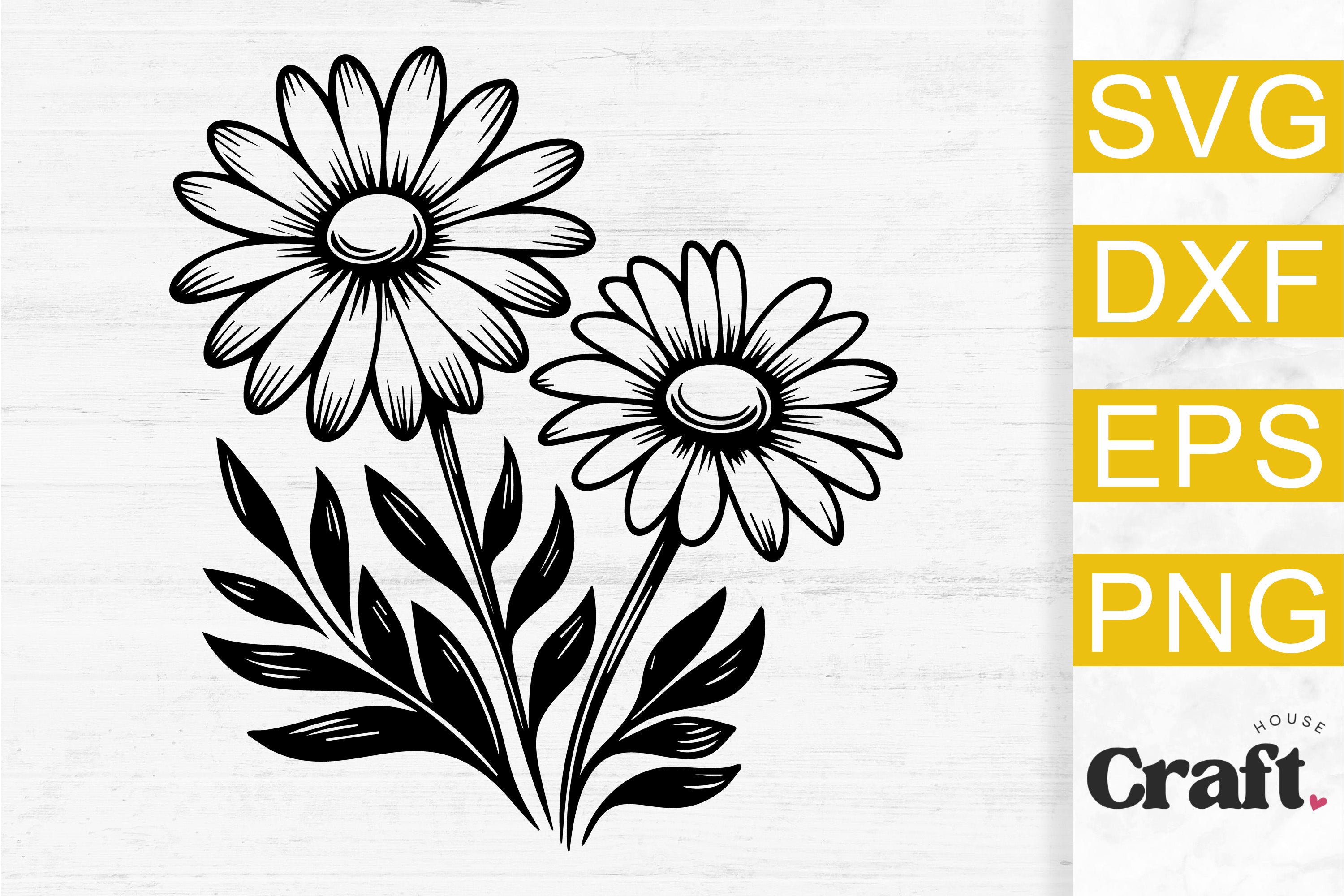 Daisy Flowers SVG Cut File