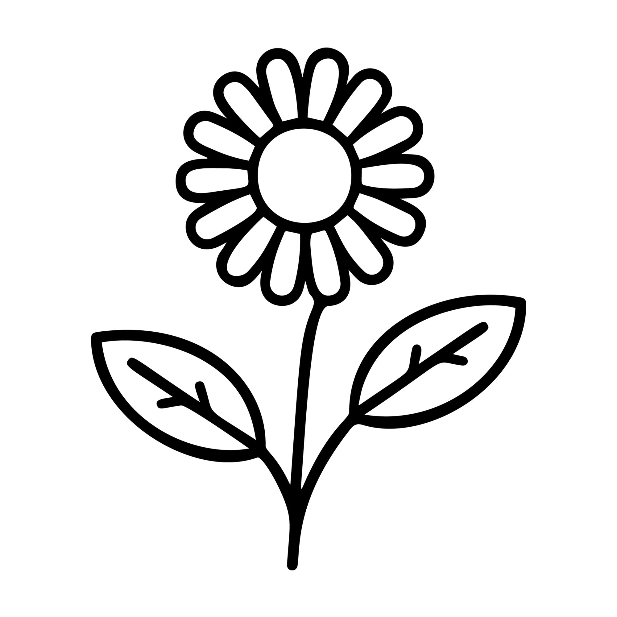 Daisy SVG design for Cricut, Silhouette, laser cutting, vinyl, sublimation, and craft projects.