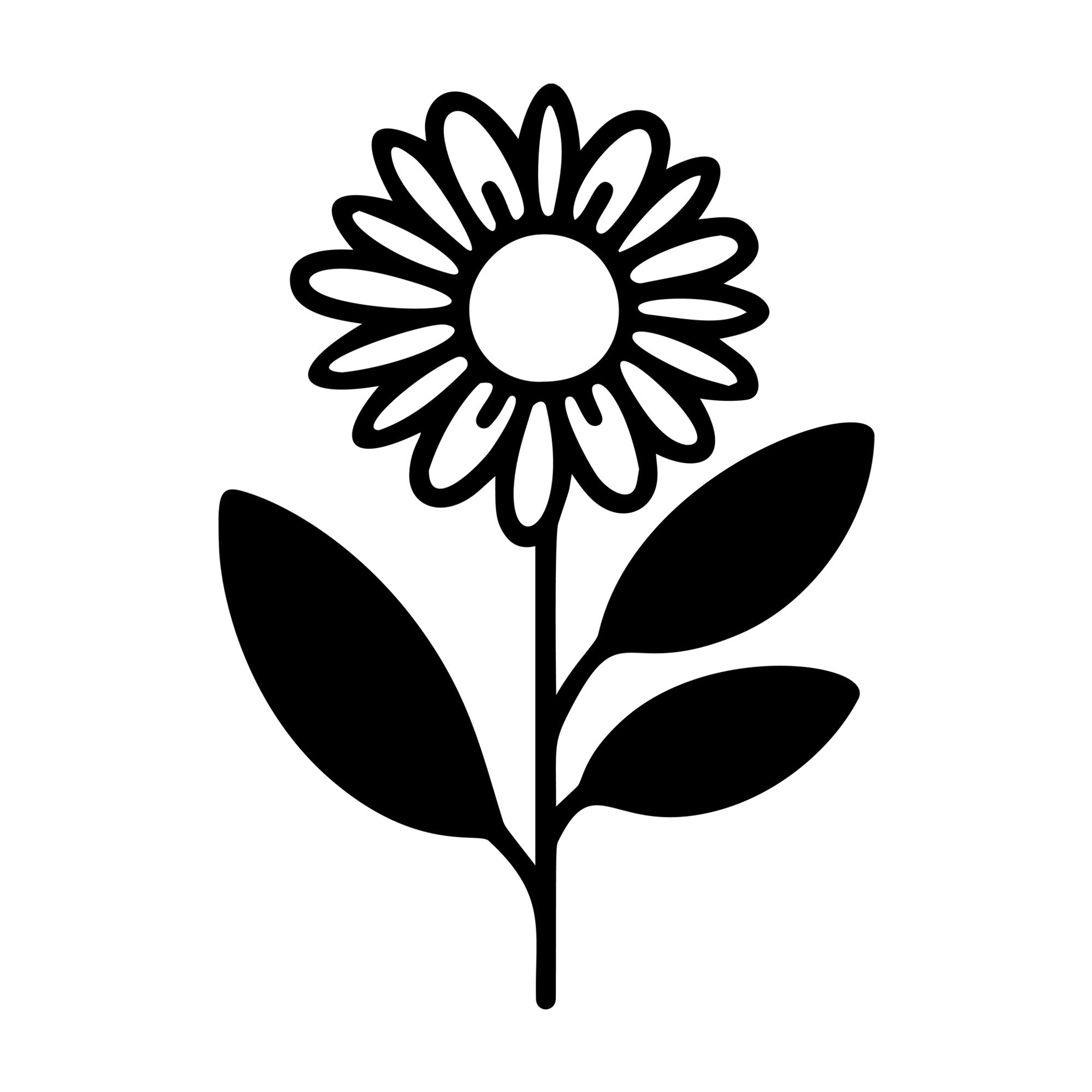 Daisy SVG design for Cricut, Silhouette, laser cutting, vinyl, sublimation, and craft projects.