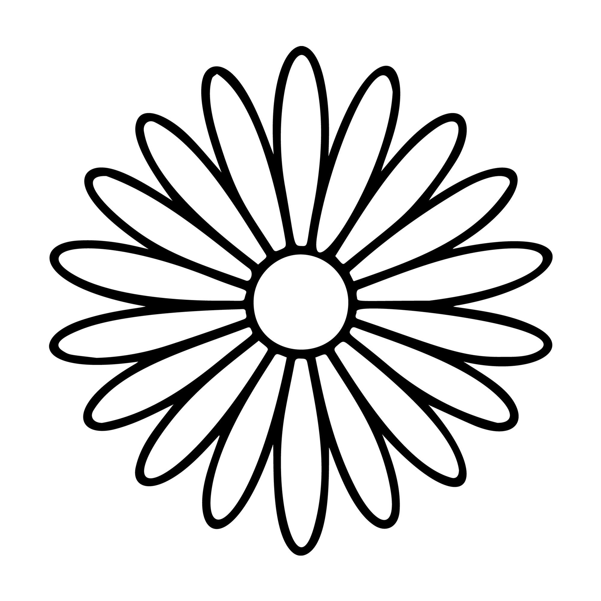 Daisy SVG design for Cricut, Silhouette, laser cutting, vinyl, sublimation, and craft projects.