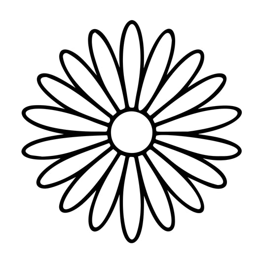 Daisy SVG design for Cricut, Silhouette, laser cutting, vinyl, sublimation, and craft projects.