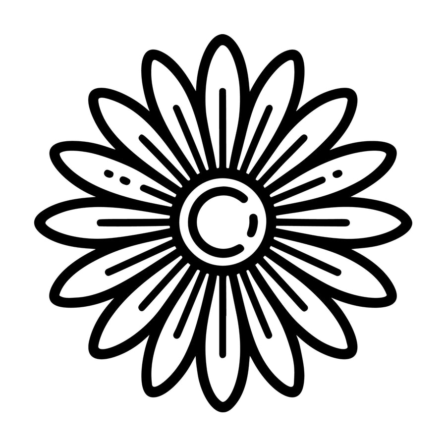Daisy SVG design for Cricut, Silhouette, laser cutting, vinyl, sublimation, and craft projects.