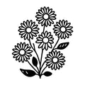 Daisy SVG design for Cricut, Silhouette, laser cutting, vinyl, sublimation, and craft projects.