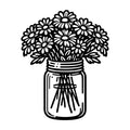 Daisy SVG design for Cricut, Silhouette, laser cutting, vinyl, sublimation, and craft projects.