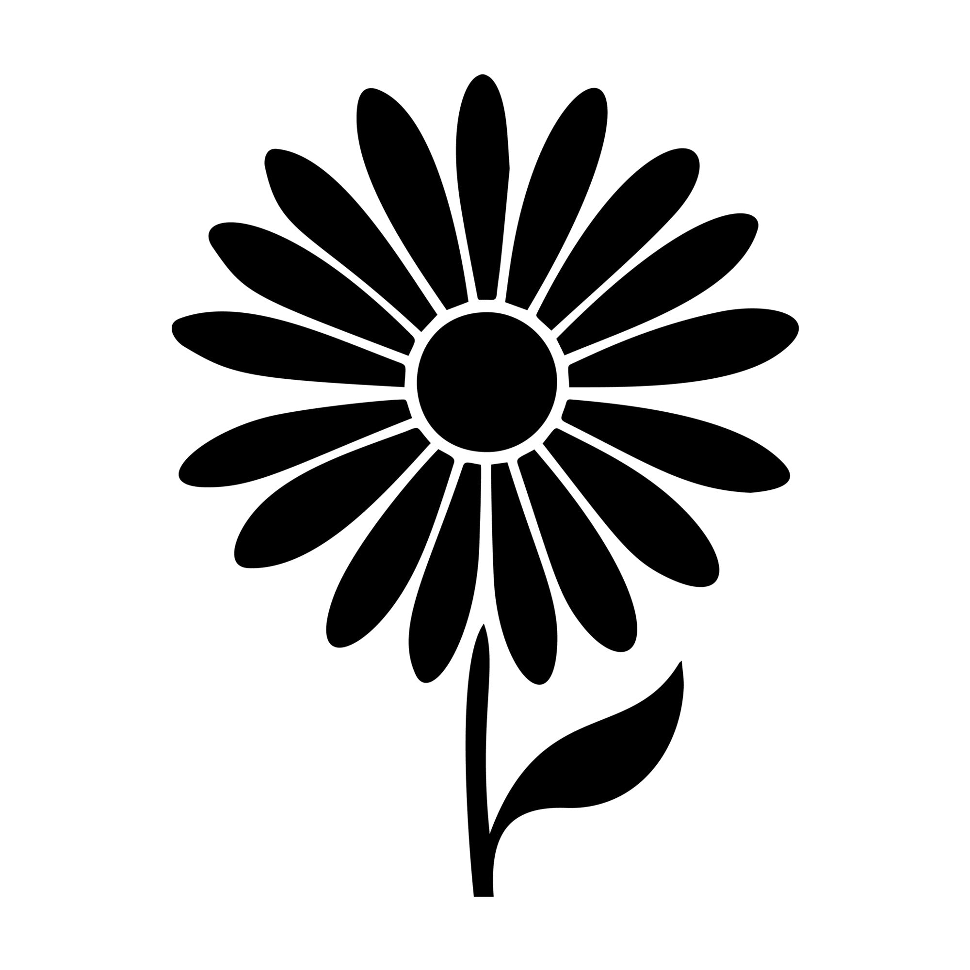 Daisy SVG design for Cricut, Silhouette, laser cutting, vinyl, sublimation, and craft projects.