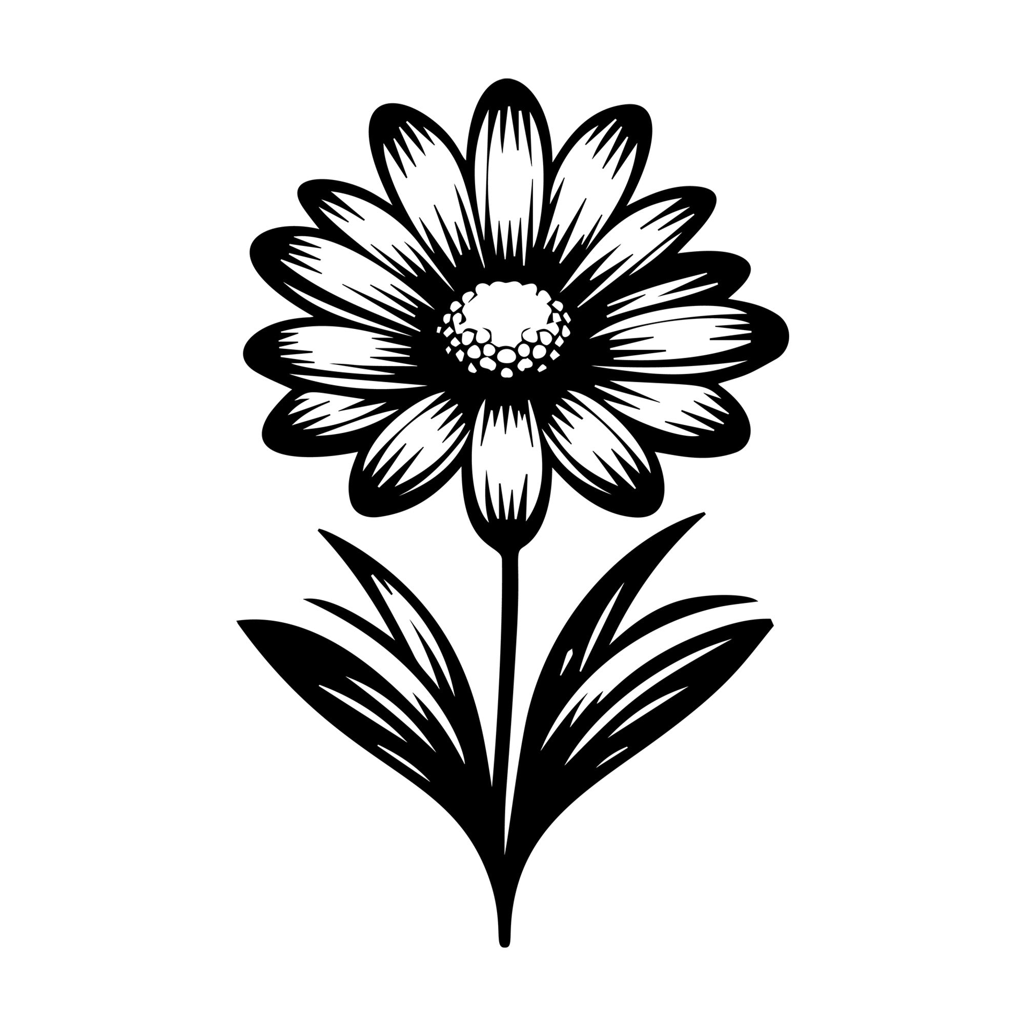 Daisy SVG design for Cricut, Silhouette, laser cutting, vinyl, sublimation, and craft projects.