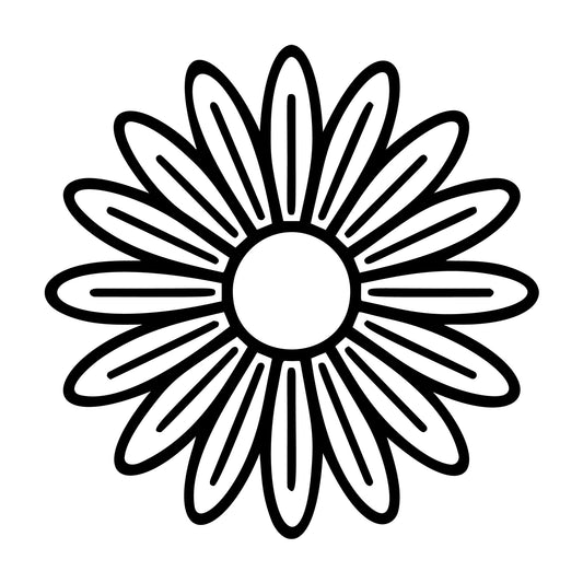 Daisy SVG design for Cricut, Silhouette, laser cutting, vinyl, sublimation, and craft projects.