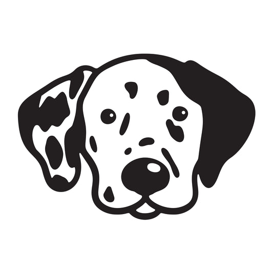 Dalmatian SVG dog design for Cricut, Silhouette, laser cutting, vinyl, sublimation, and pet craft projects.
