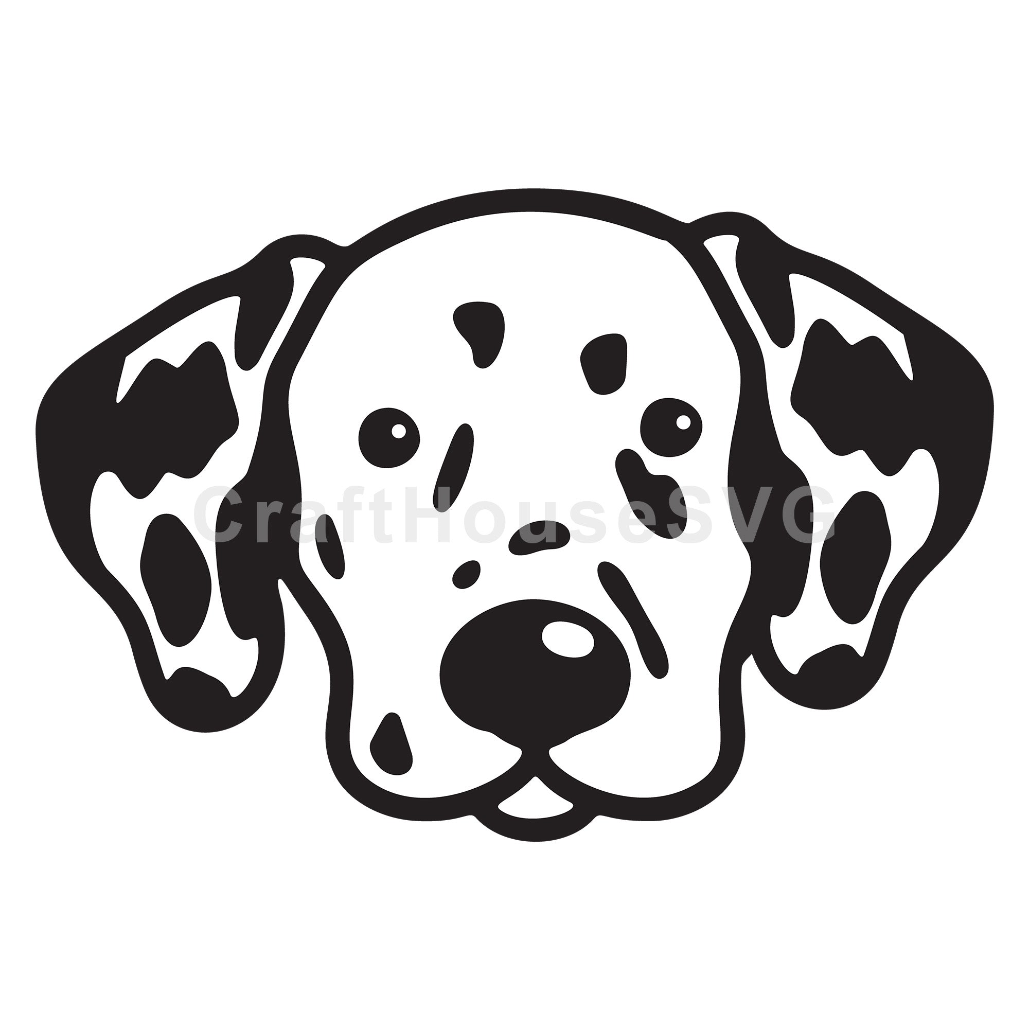 Dalmatian Layered SVG