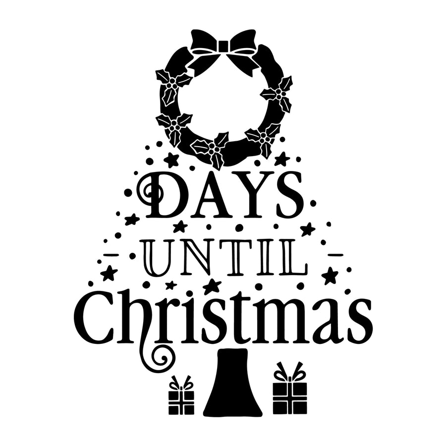 Days until Christmas SVG