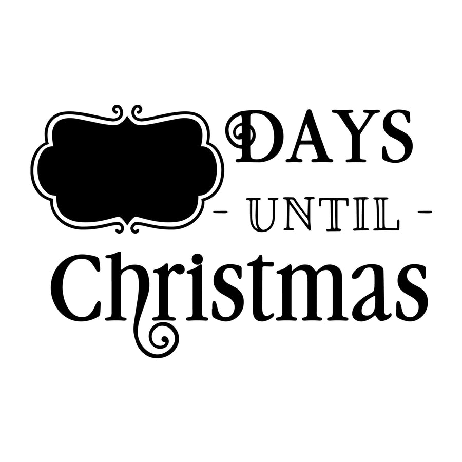 Days until Christmas SVG