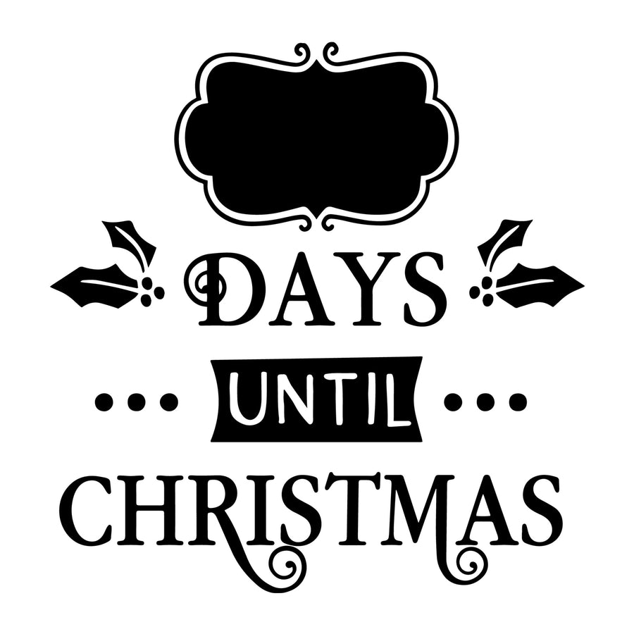 Days until Christmas SVG