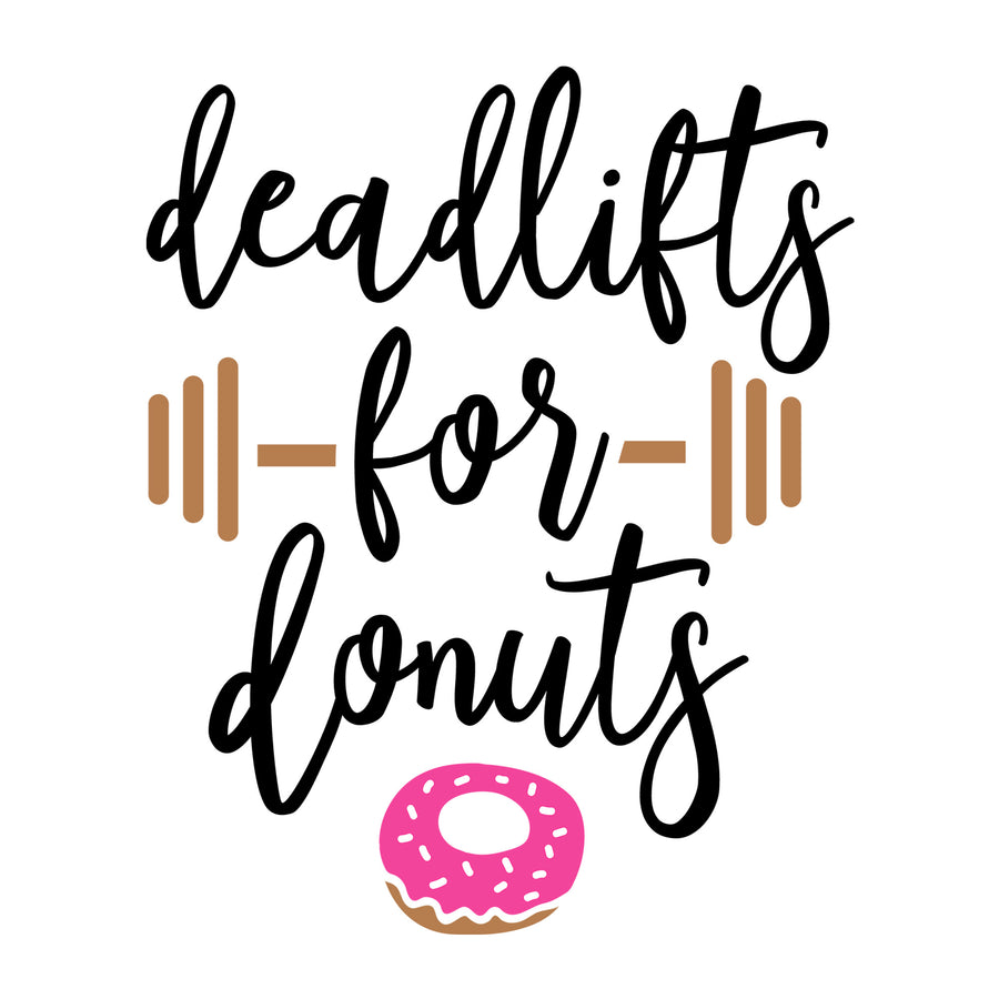 Deadlifts for donuts SVG