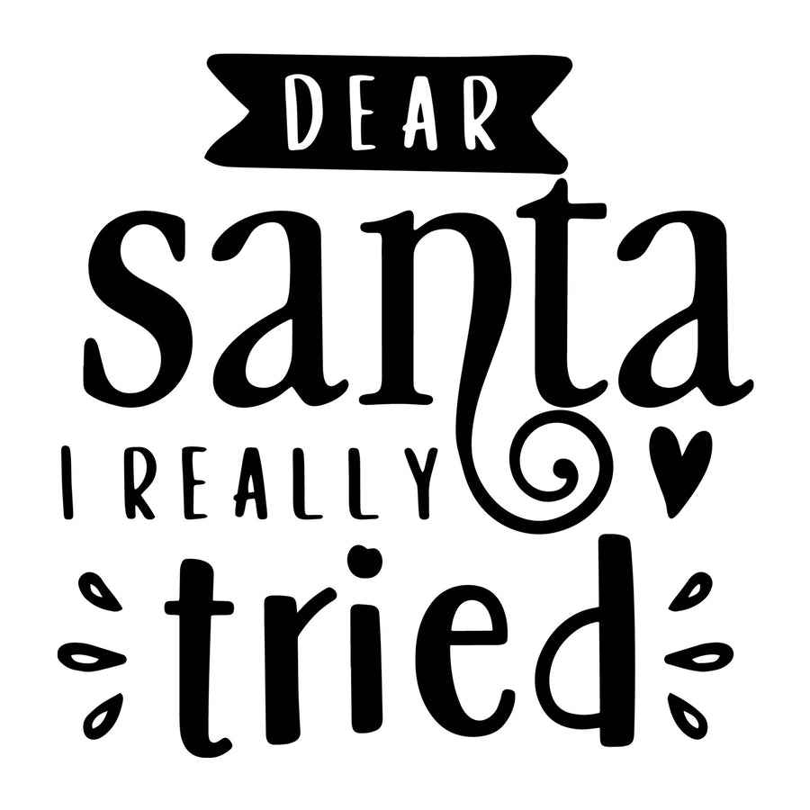 Dear Santa I really tried SVG