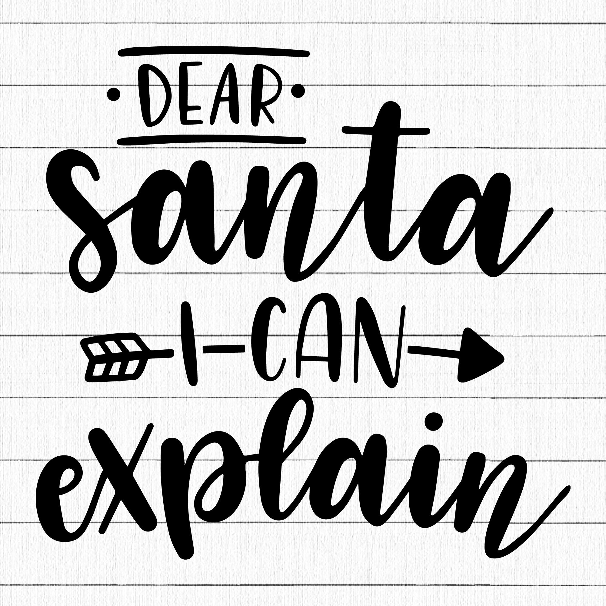 Dear Santa I can explain SVG | M37F5